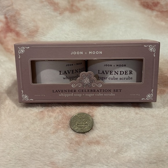 Joon X Moon Lavender Celebration Set Scented Whipped Soap & Sugar Cubes NWT - Picture 13 of 14